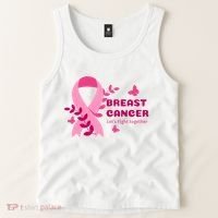 Breast Cancer LetS Fight Together Ribbon Tank Top thumb 2
