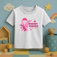Breast Cancer LetS Fight Together Ribbon Toddler T-Shirt thumb 3