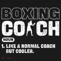 Boxing Coach Like A Normal Coach But Cooler. Boxing Ornament thumb 1