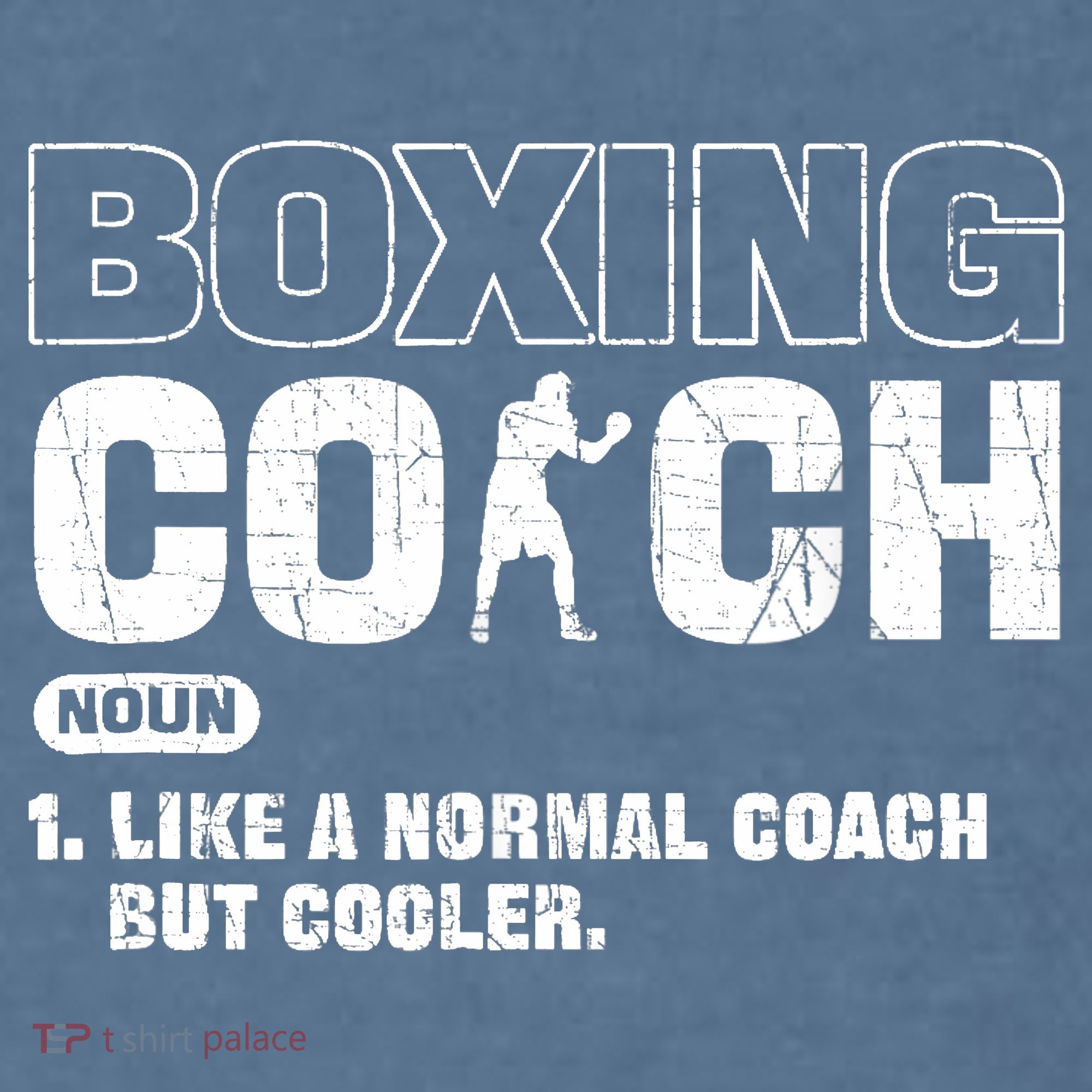 Boxing Coach Like A Normal Coach But Cooler. Boxing Comfort Colors Garment-Dyed Hooded Sweatshirt