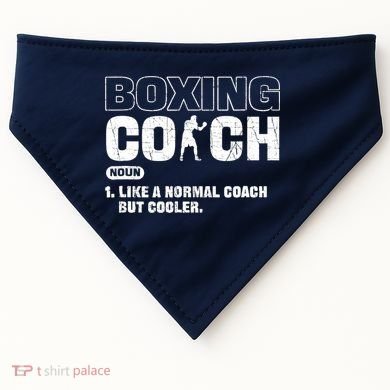 Boxing Coach Like A Normal Coach But Cooler. Boxing USA-Made Doggie Bandana