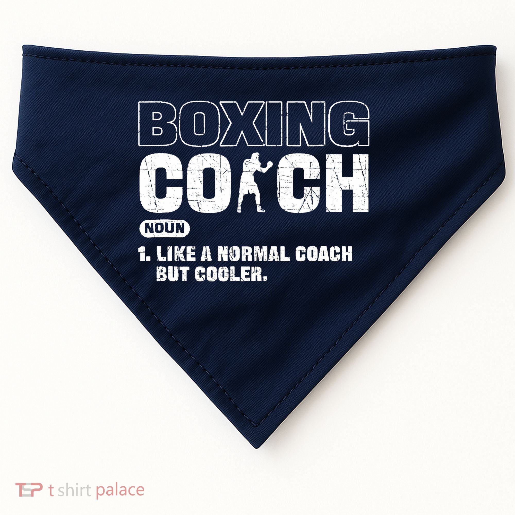 Boxing Coach Like A Normal Coach But Cooler. Boxing USA-Made Doggie Bandana