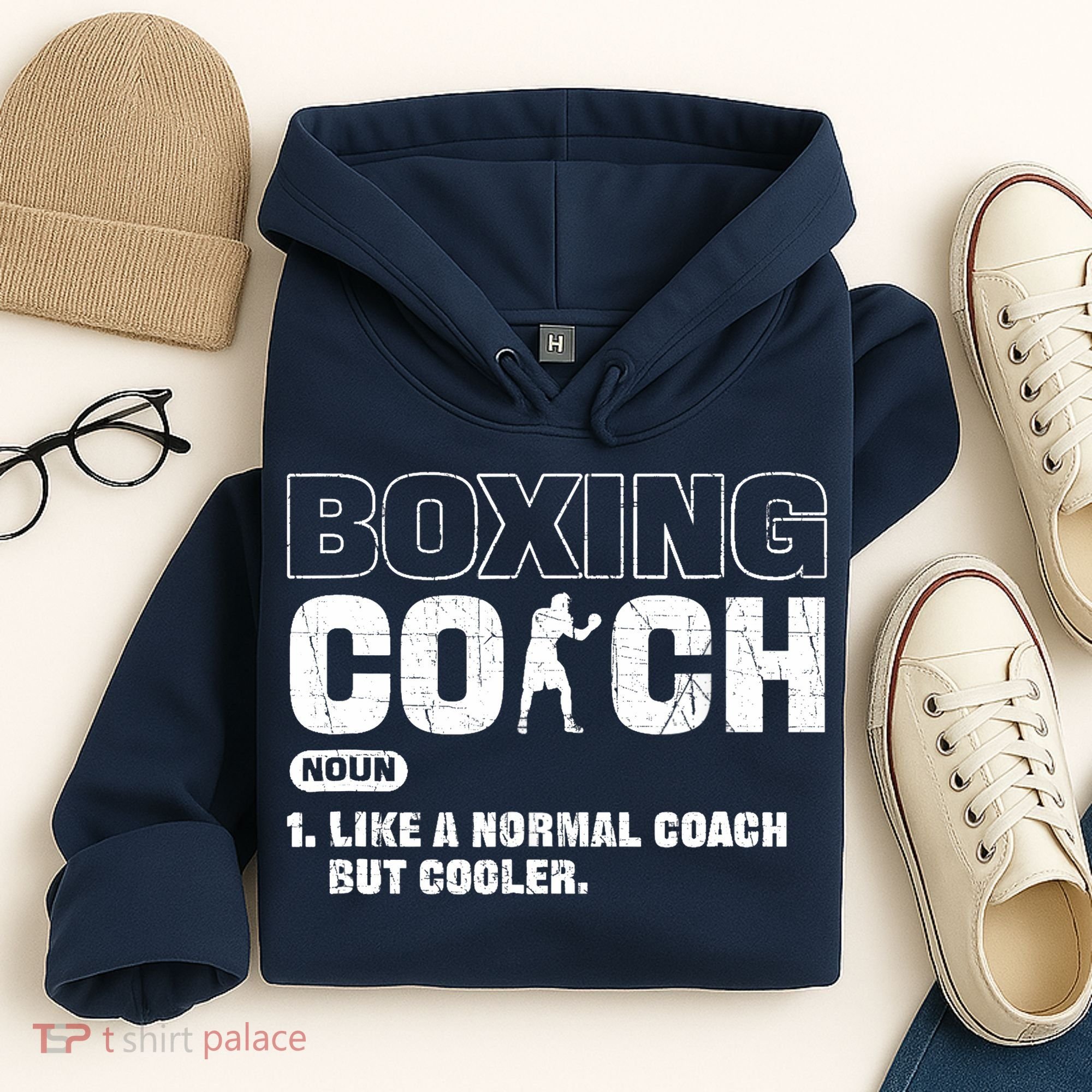 Boxing Coach Like A Normal Coach But Cooler. Boxing Hoodie