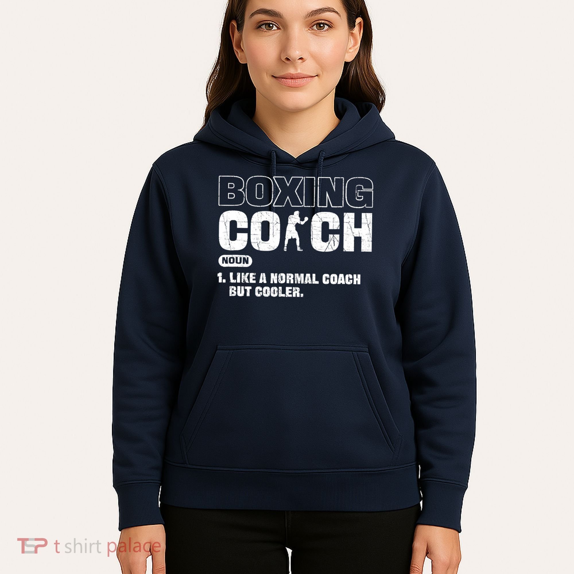 Boxing Coach Like A Normal Coach But Cooler. Boxing Hoodie