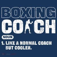 Boxing Coach Like A Normal Coach But Cooler. Boxing Apron thumb 3