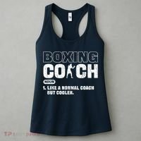 Boxing Coach Like A Normal Coach But Cooler. Boxing Women's Tank Top thumb 3
