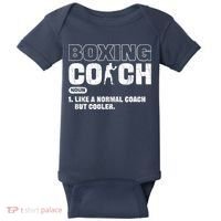 Boxing Coach Like A Normal Coach But Cooler. Boxing Baby Bodysuit thumb 0