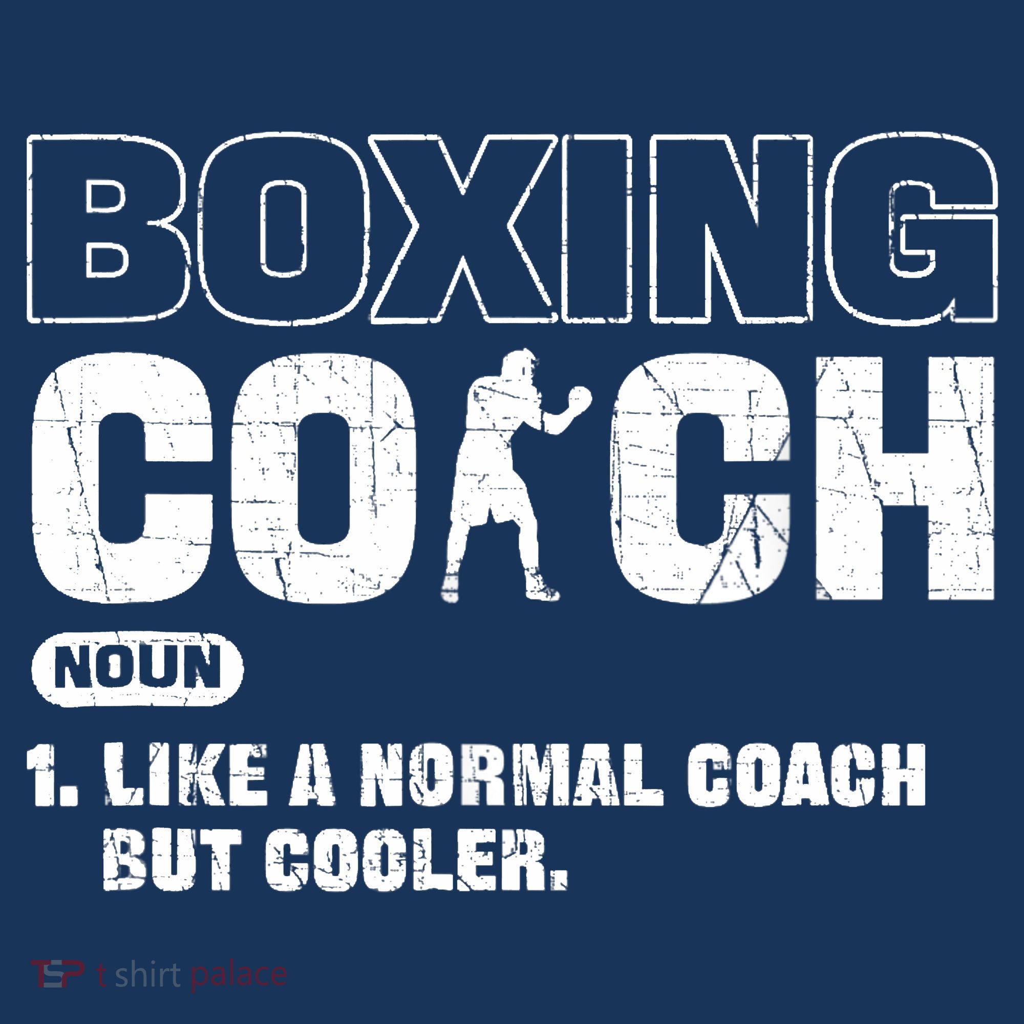 Boxing Coach Like A Normal Coach But Cooler. Boxing Tall Hoodie
