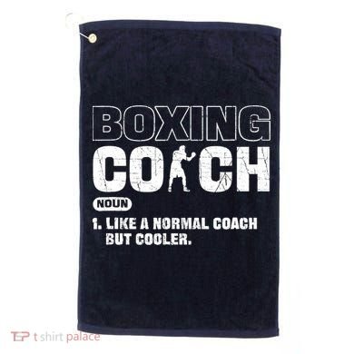 Boxing Coach Like A Normal Coach But Cooler. Boxing Golf Towel