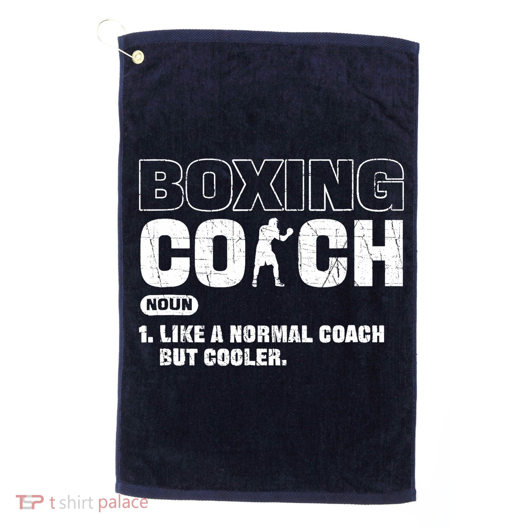 Boxing Coach Like A Normal Coach But Cooler. Boxing Golf Towel