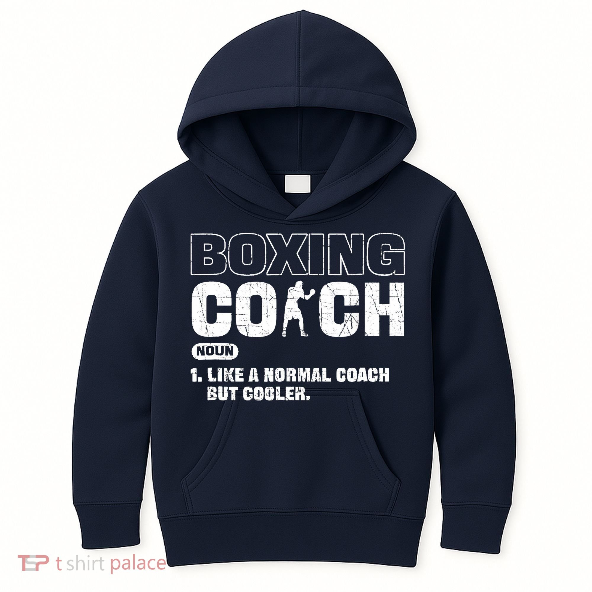 Boxing Coach Like A Normal Coach But Cooler. Boxing Kids Hoodie