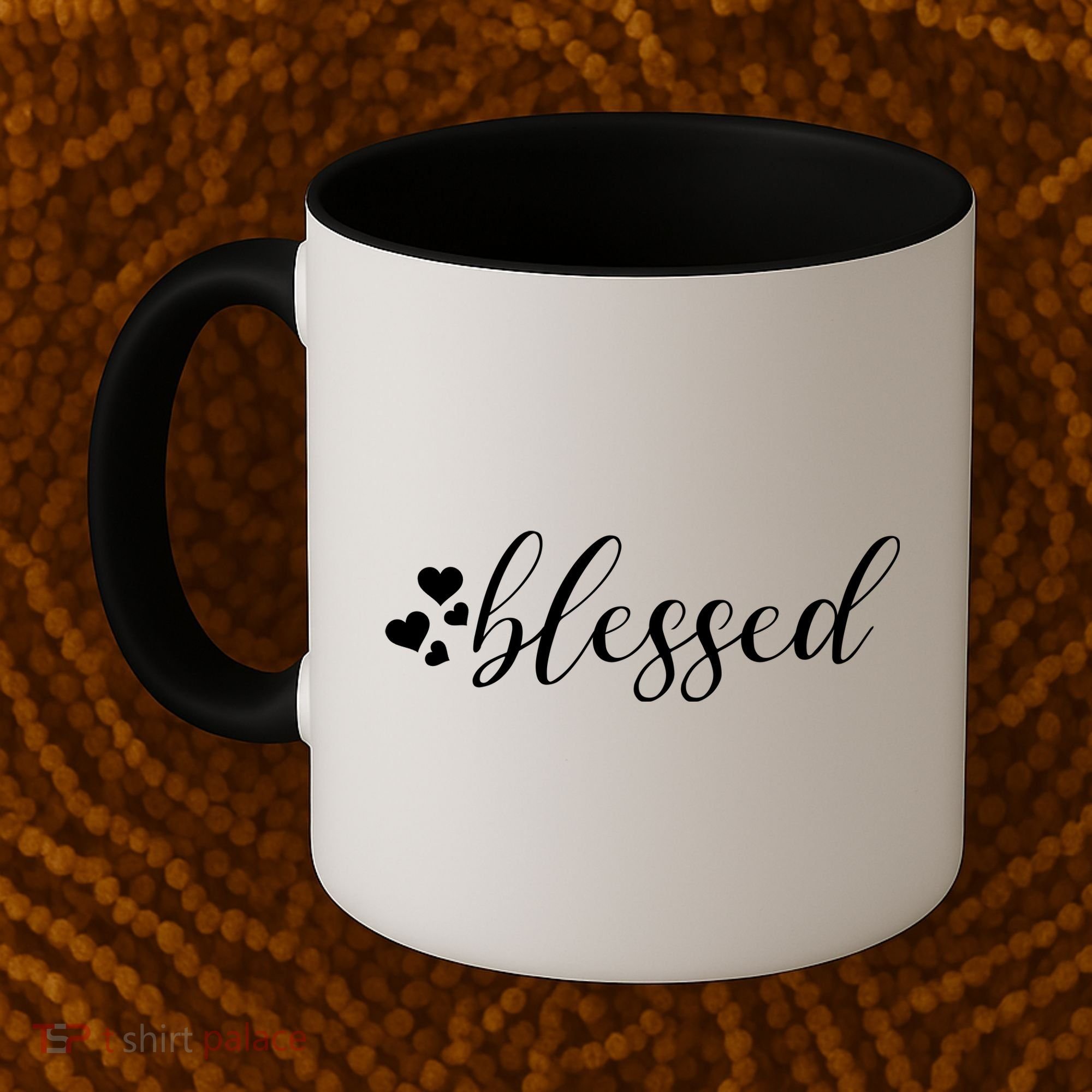Blessed Cute Love Hearts Coffee Mug