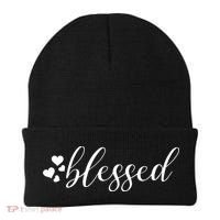 Blessed Cute Love Hearts Beanie thumb 0