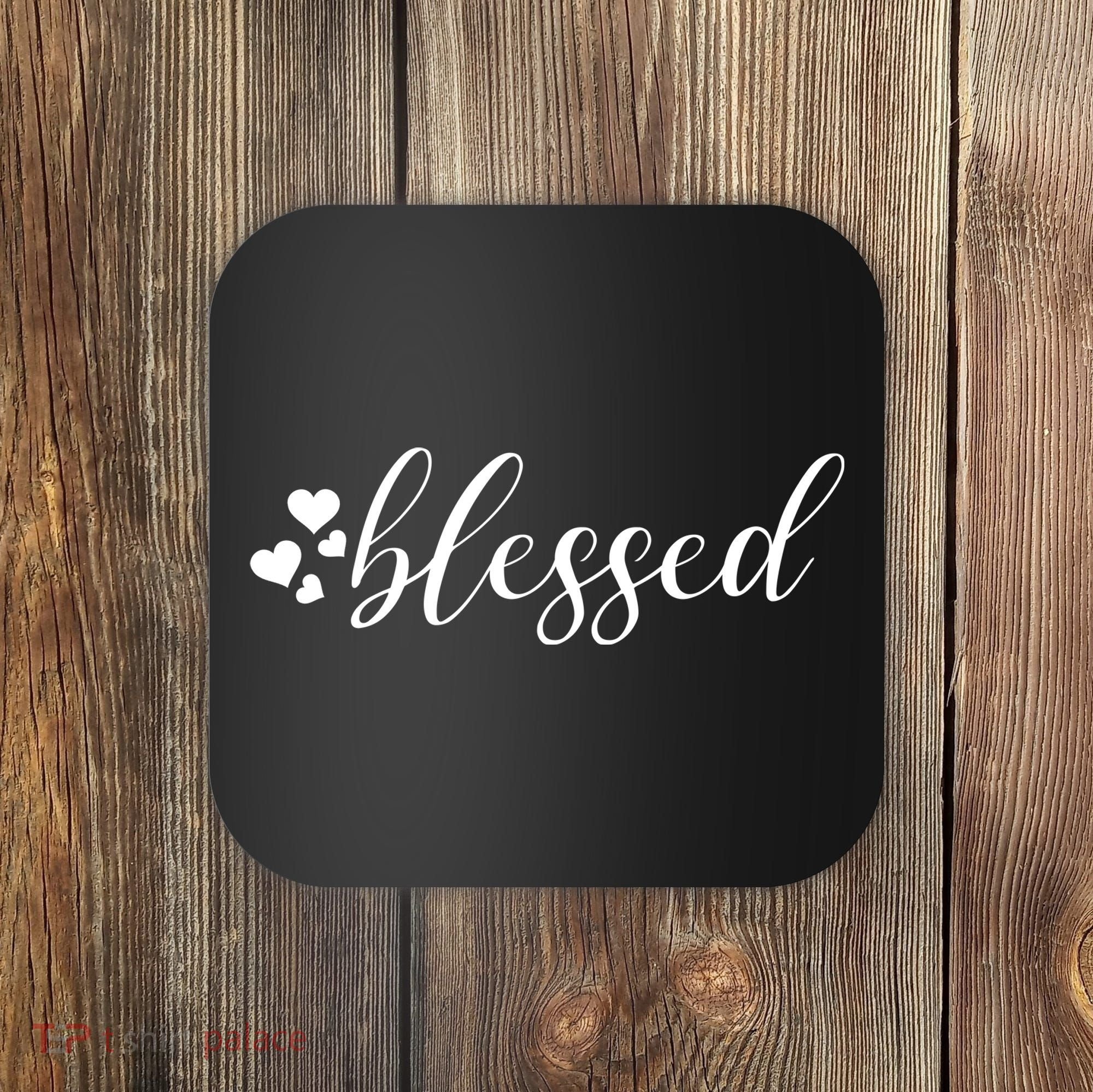 Blessed Cute Love Hearts Coaster