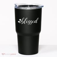 Blessed Cute Love Hearts Tumbler thumb 0