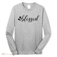 Blessed Cute Love Hearts Long Sleeve Shirt thumb 0