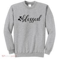 Blessed Cute Love Hearts Sweatshirt thumb 0