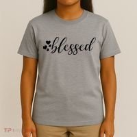Blessed Cute Love Hearts T-Shirt thumb 4