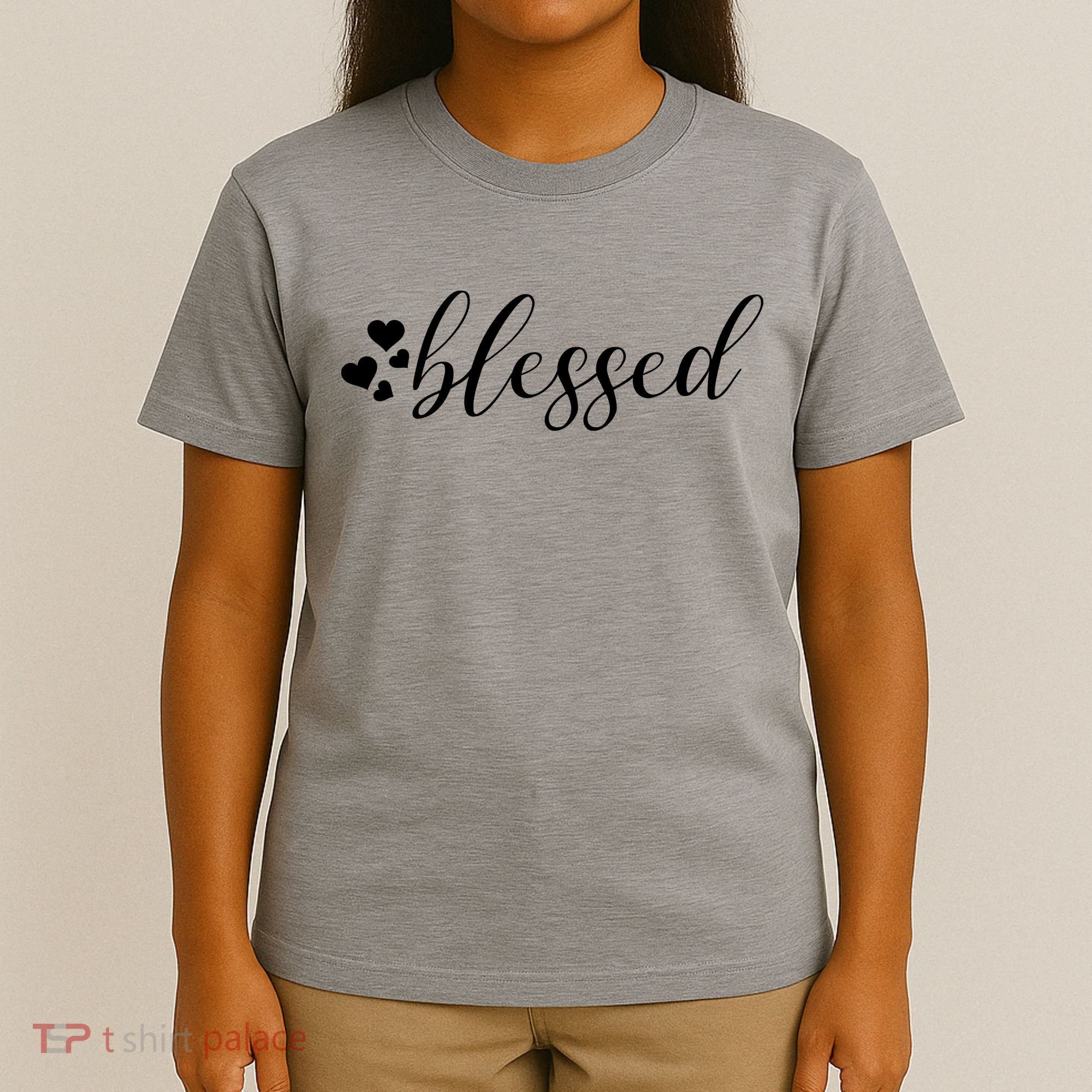 Blessed Cute Love Hearts T-Shirt