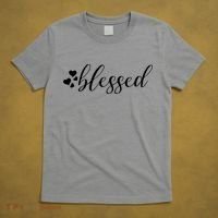 Blessed Cute Love Hearts T-Shirt thumb 5