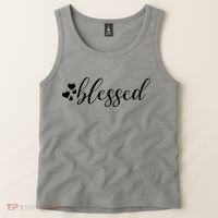 Blessed Cute Love Hearts Tank Top thumb 2