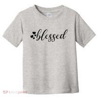 Blessed Cute Love Hearts Toddler T-Shirt thumb 0