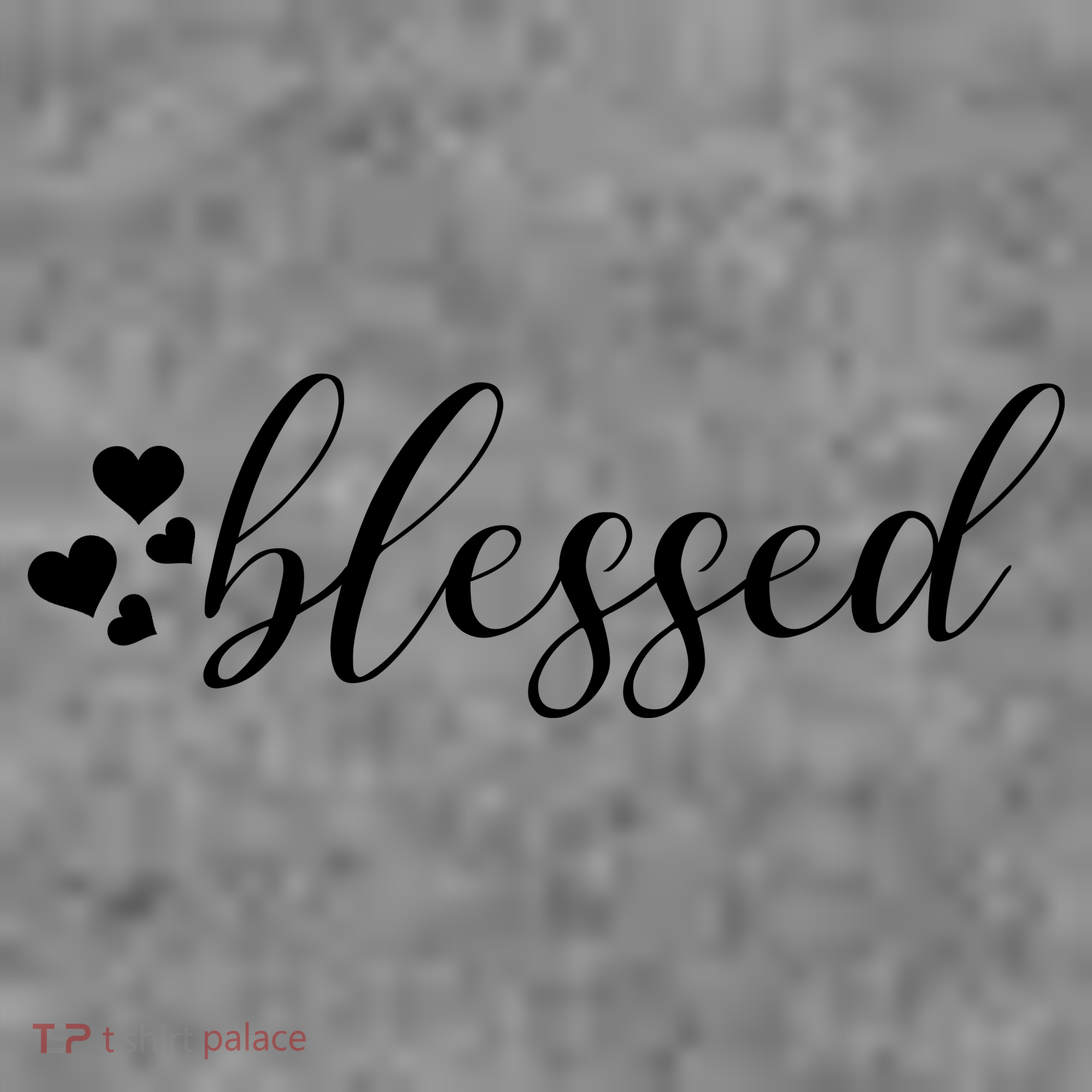Blessed Cute Love Hearts Toddler T-Shirt