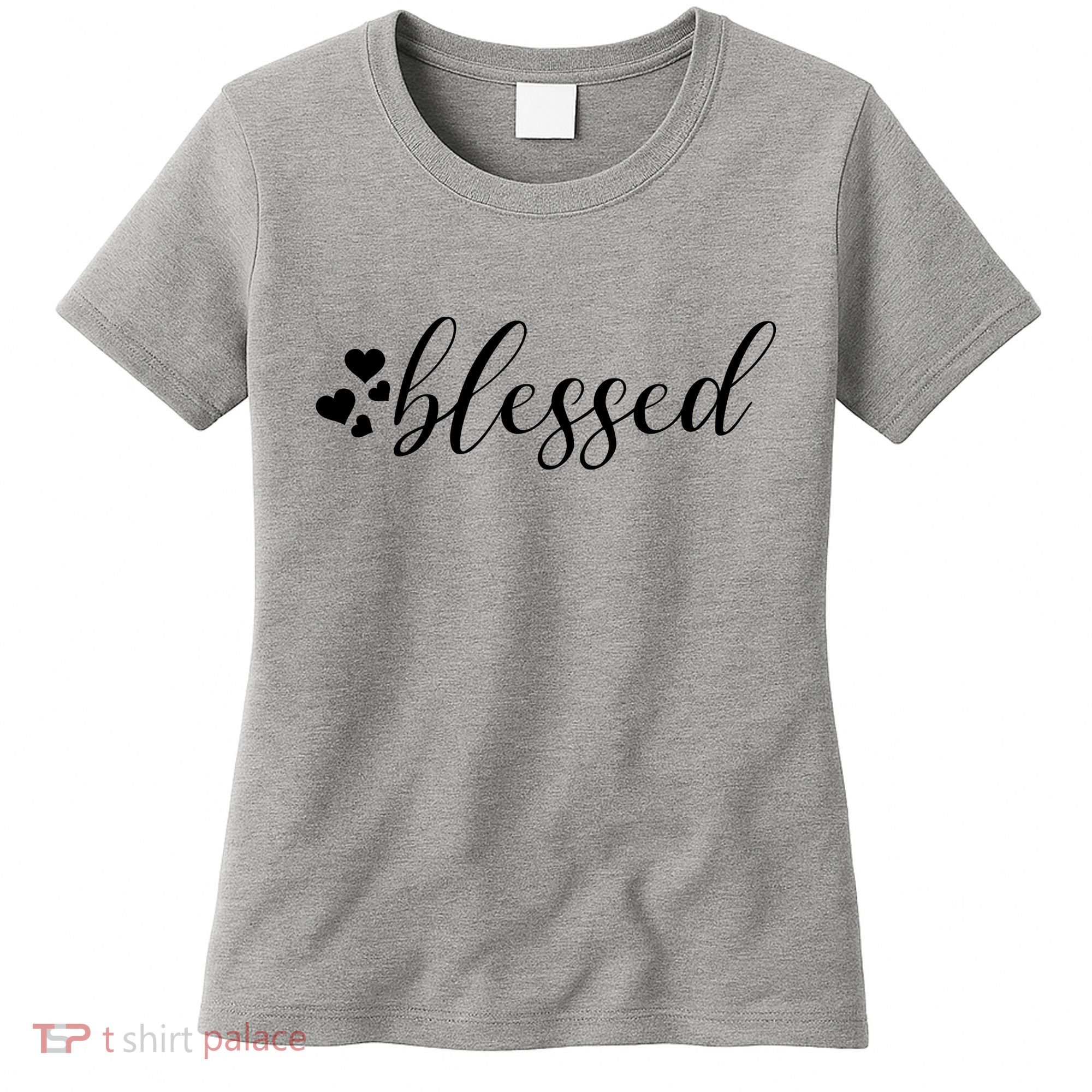 Blessed Cute Love Hearts Women's T-Shirt