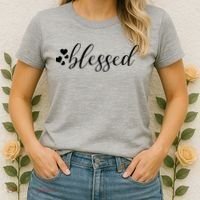 Blessed Cute Love Hearts Women's T-Shirt thumb 2