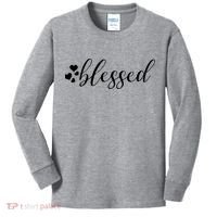 Blessed Cute Love Hearts Kids Long Sleeve Shirt thumb 0