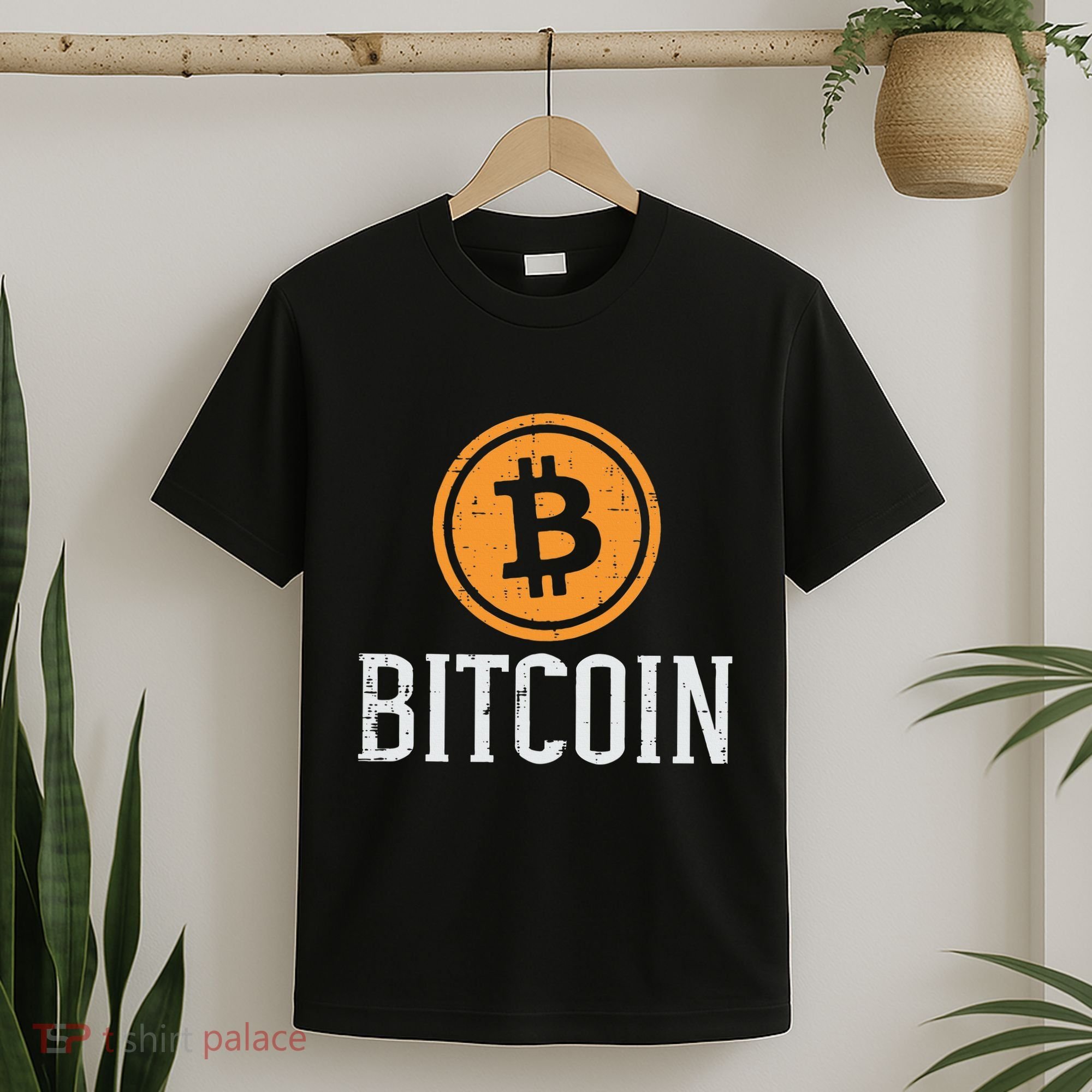 Bitcoin Coin Logo Btc Cyrpto Cryptocurrency Trader Women T-Shirt