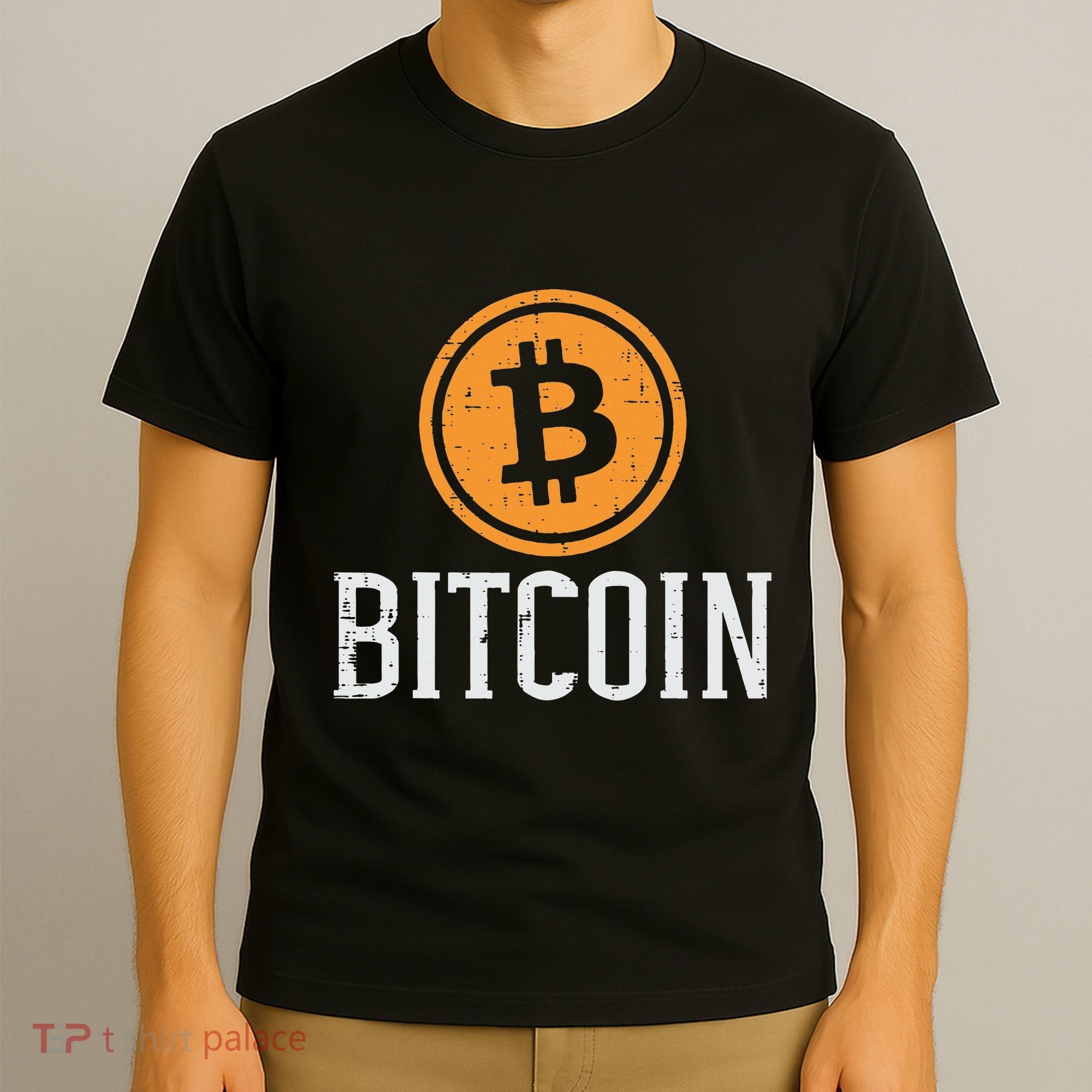 Bitcoin Coin Logo Btc Cyrpto Cryptocurrency Trader Women T-Shirt