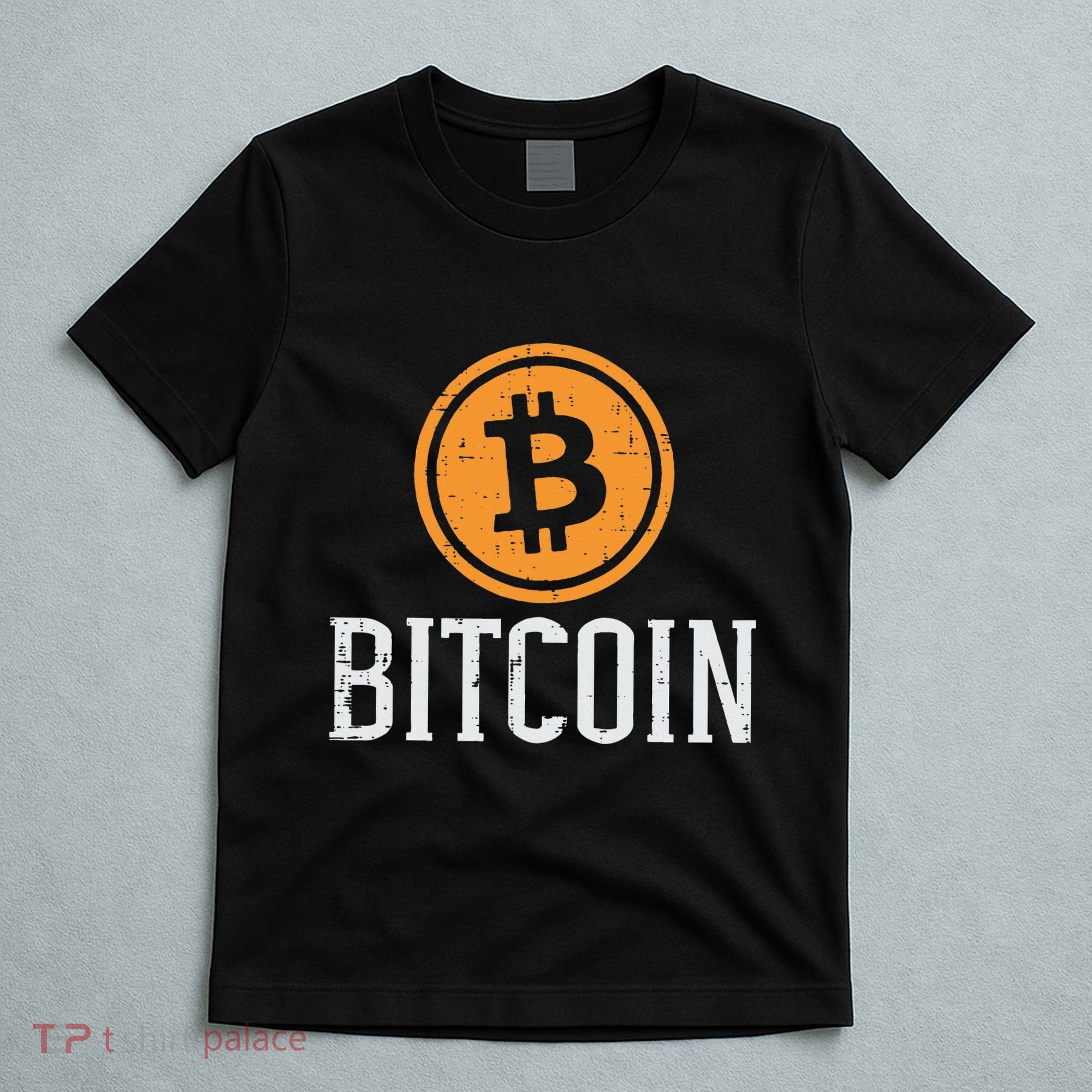 Bitcoin Coin Logo Btc Cyrpto Cryptocurrency Trader Women T-Shirt