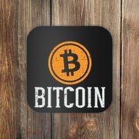 Bitcoin Coin Logo Btc Cyrpto Cryptocurrency Trader Women Coaster thumb 0