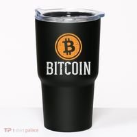 Bitcoin Coin Logo Btc Cyrpto Cryptocurrency Trader Women Tumbler thumb 0