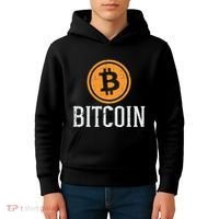 Bitcoin Coin Logo Btc Cyrpto Cryptocurrency Trader Women Kids Hoodie thumb 4