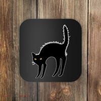 Black Cat Lover Gift Coaster thumb 0