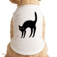 Black Cat Lover Gift Doggie Tank thumb 0
