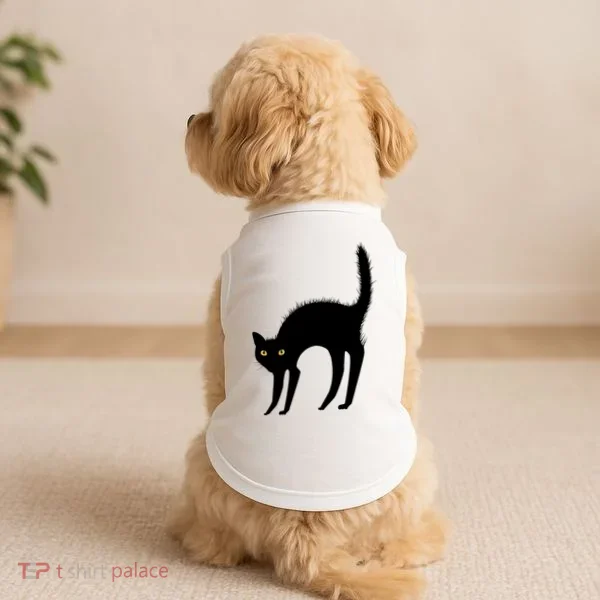 Black Cat Lover Gift Doggie Tank
