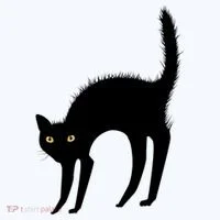 Black Cat Lover Gift Doggie Tank thumb 4