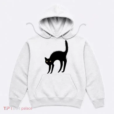 Black Cat Lover Gift Hoodie
