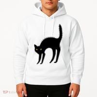 Black Cat Lover Gift Hoodie thumb 2