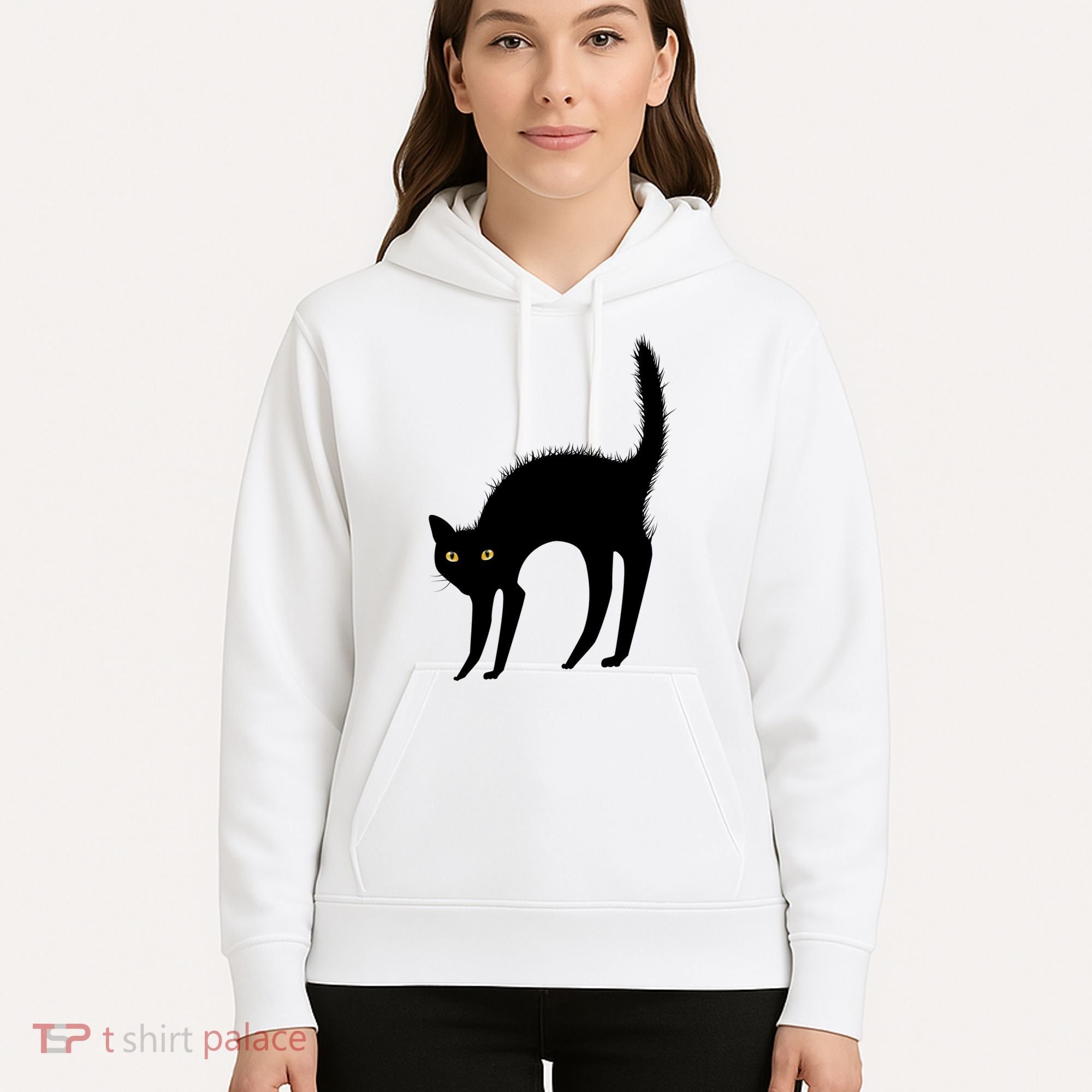 Black Cat Lover Gift Hoodie