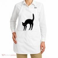 Black Cat Lover Gift Apron thumb 2