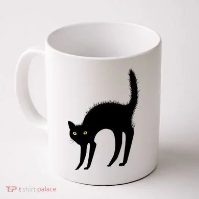 Black Cat Lover Gift Coffee Mug