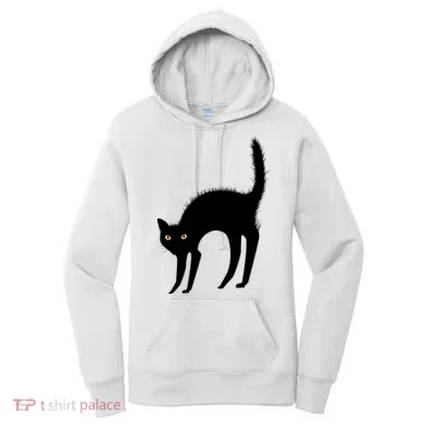 Black Cat Lover Gift Women's Hoodie