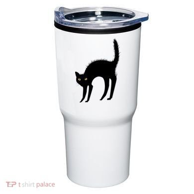 Black Cat Lover Gift Tumbler