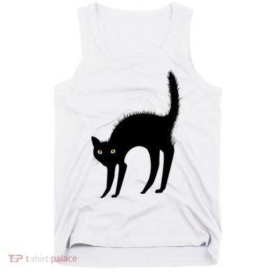 Black Cat Lover Gift Tank Top