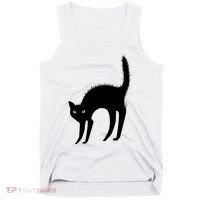 Black Cat Lover Gift Tank Top thumb 0