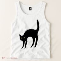 Black Cat Lover Gift Tank Top thumb 2
